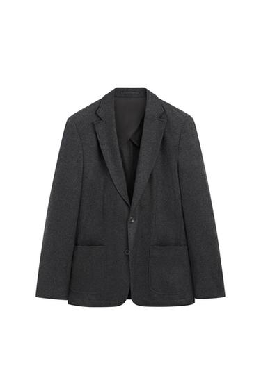 100% wool suit blazer — Gray 1