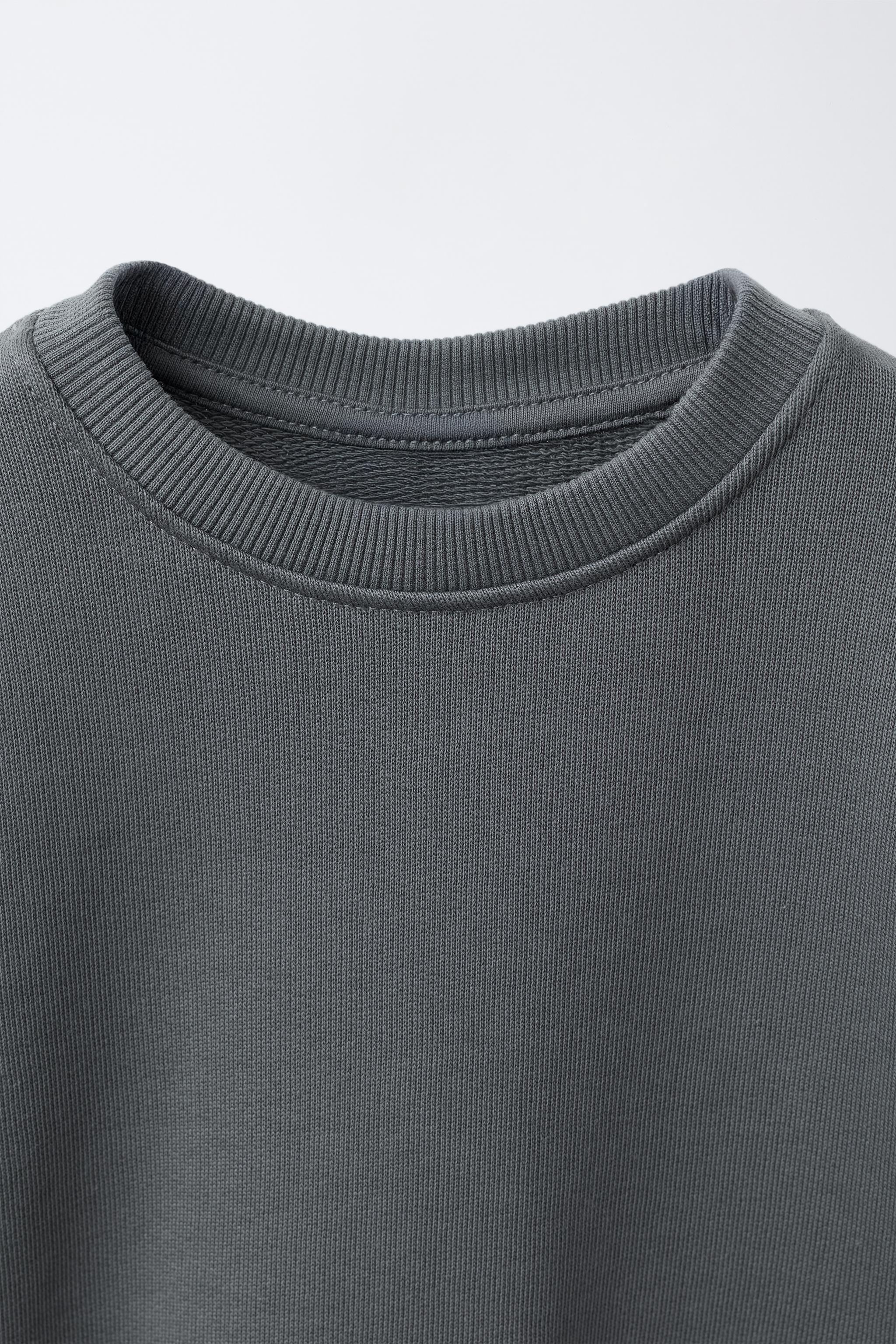 ●新品●大人気NKNIT♡pattern pullover sweat⓪size ZIPPER KNIT SWEATER - Blue marl | ZARA Canada