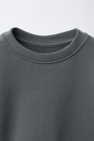 LABEL JOGGER SWEATSHIRT AND TROUSERS SET - Dark grey by Zara - Image 2