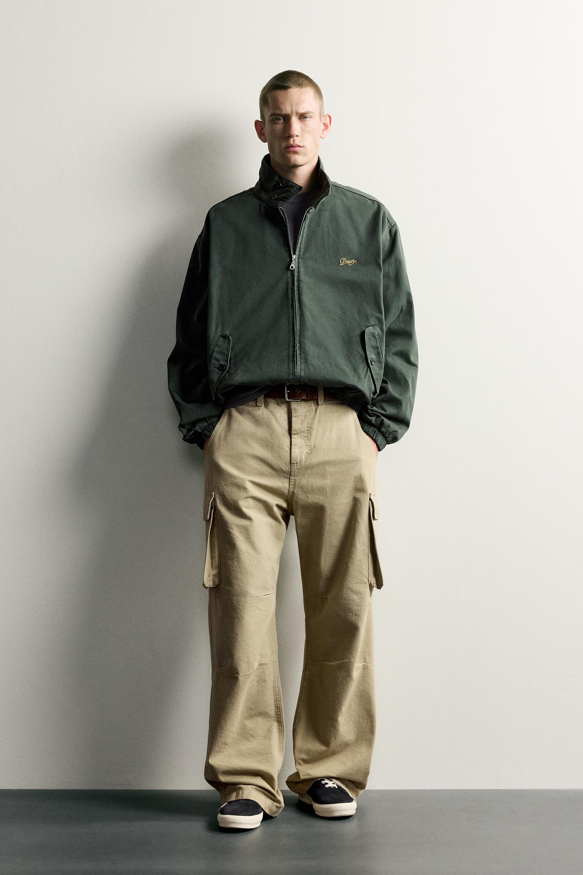 Zara RELAXED FIT NAKIŞLI CEKET