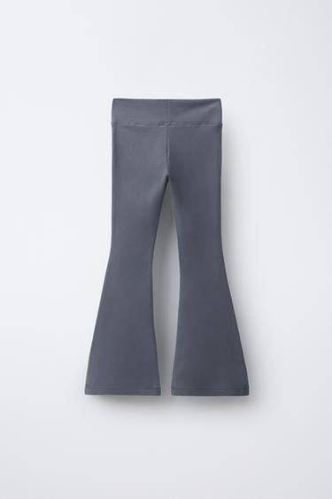 LEGGING FLARE INSCRIPTION - Bleu de Zara - Image 1