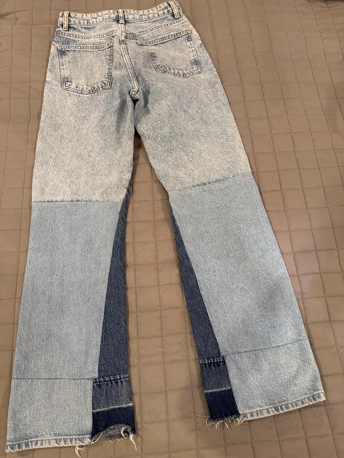 WIDE LEG PATCHWORK COLLECTION JEANS - Image 2