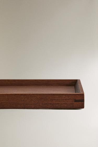 PLATEAU BOIS RECTANGULAIRE - Marron de Zara - Image 3