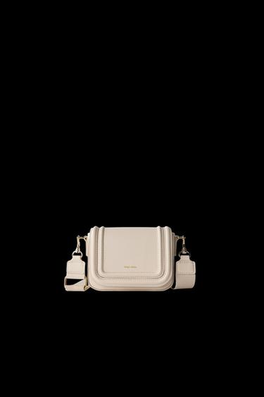 BASIC MINI CROSSBODY BAG - Ecru White by Zara - Image 0