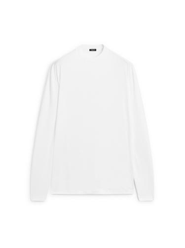 Zara Long sleeve medium weight cotton T-shirt - White