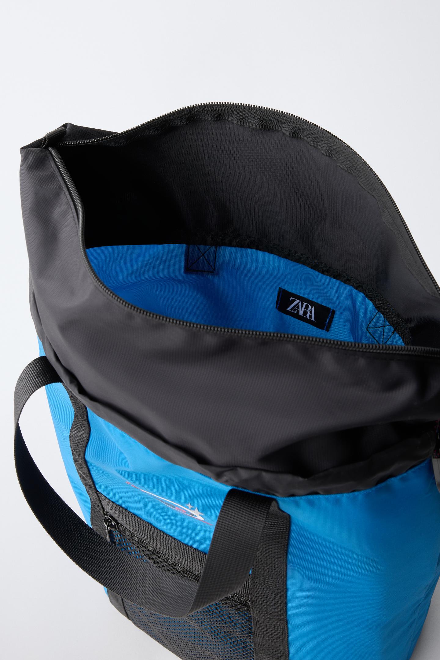 Рюкзак Zara Drawstring для детей, цвет: Синий — фото 4
