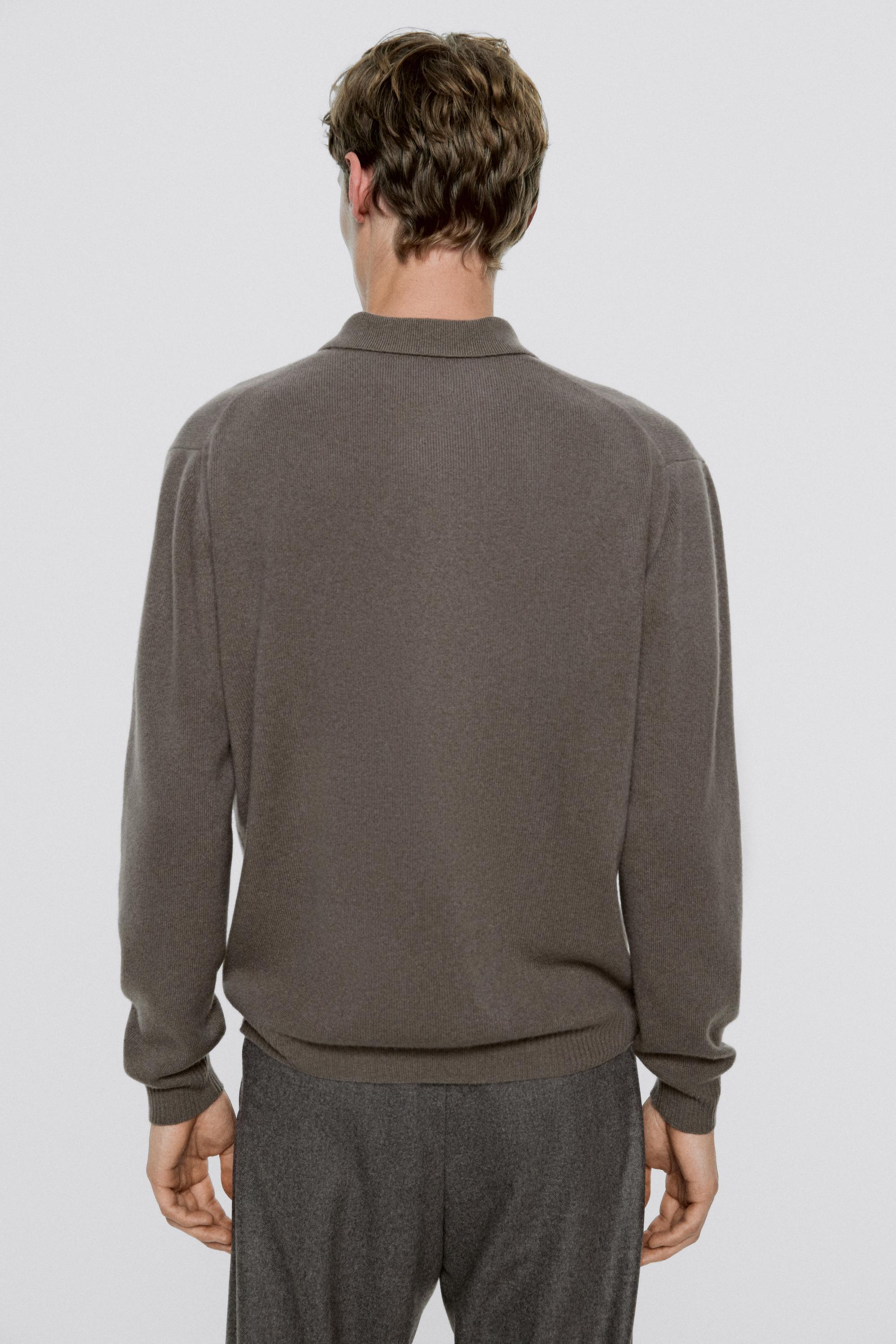 100% wool knit polo sweater - LIMITED EDITION