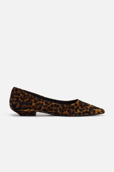 ANIMAL PRINT POINTED TOE SHOES - Leopard by Zara
