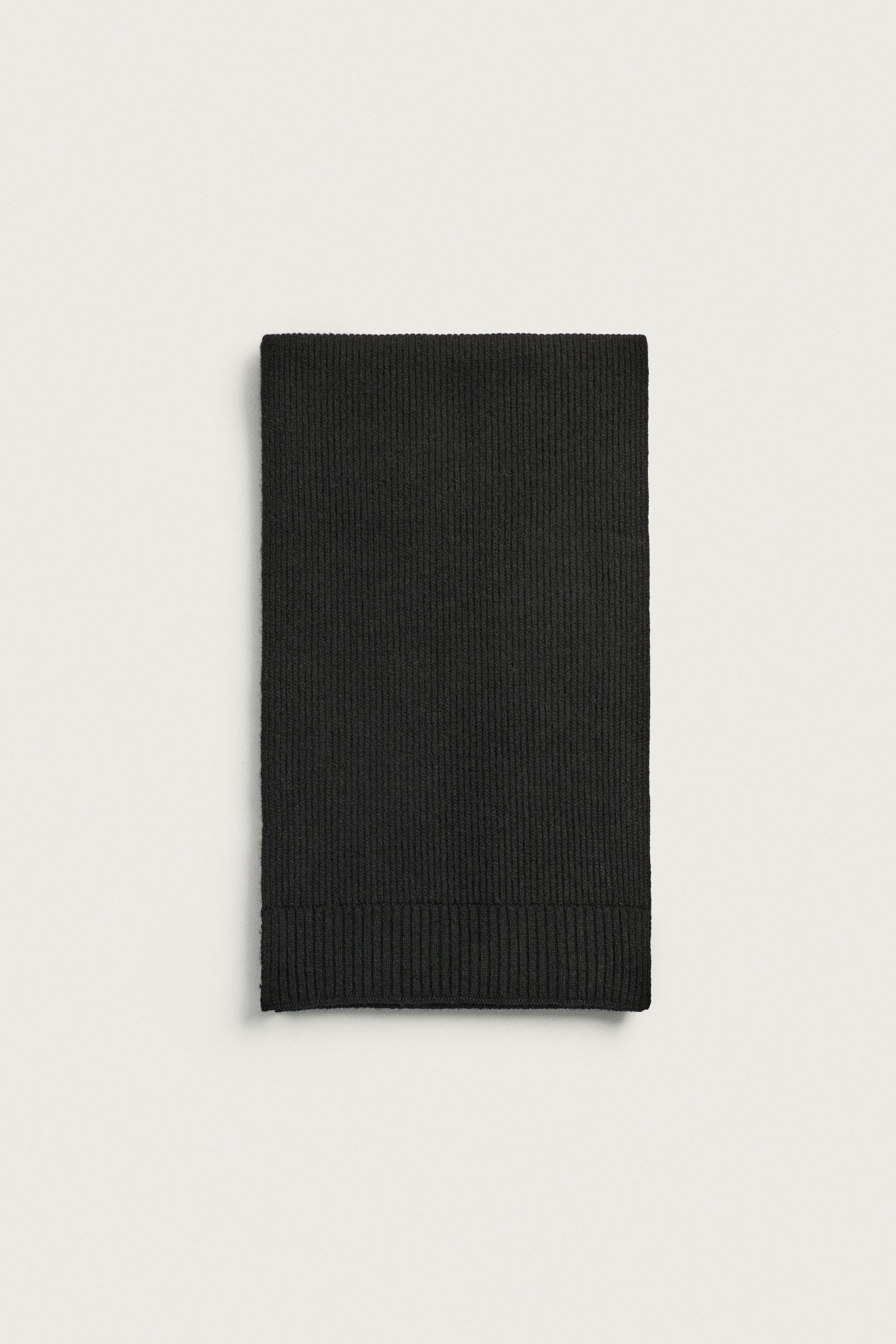 100% WOOL KNIT SCARF