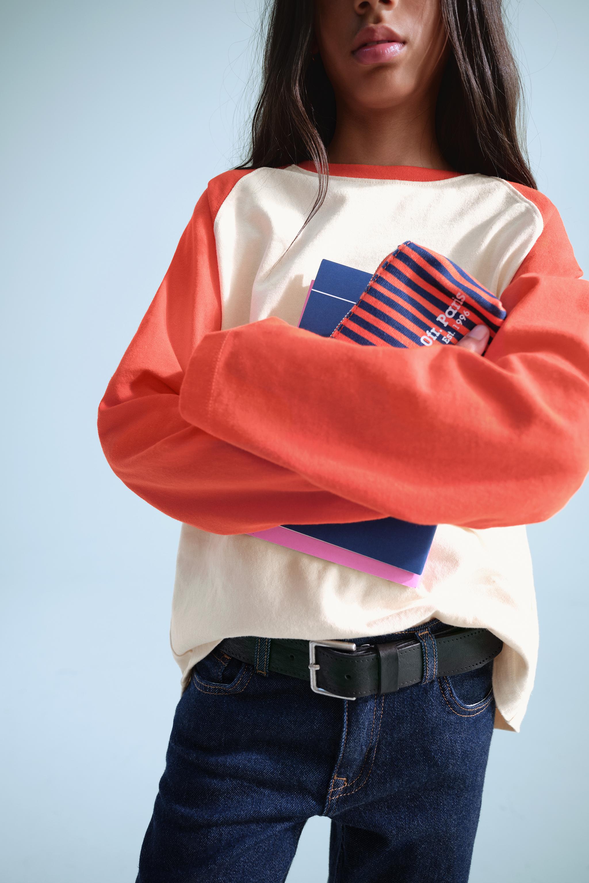 0FR. PARIS X ZARA RAGLAN LONG SLEEVE T-SHIRT