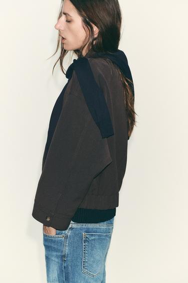 JACKET WITH POCKETS - Brown by Zara - Image 2