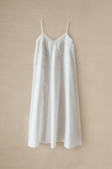 CHEMISE DE NUIT BRODERIES - Blanc de Zara - Image 2