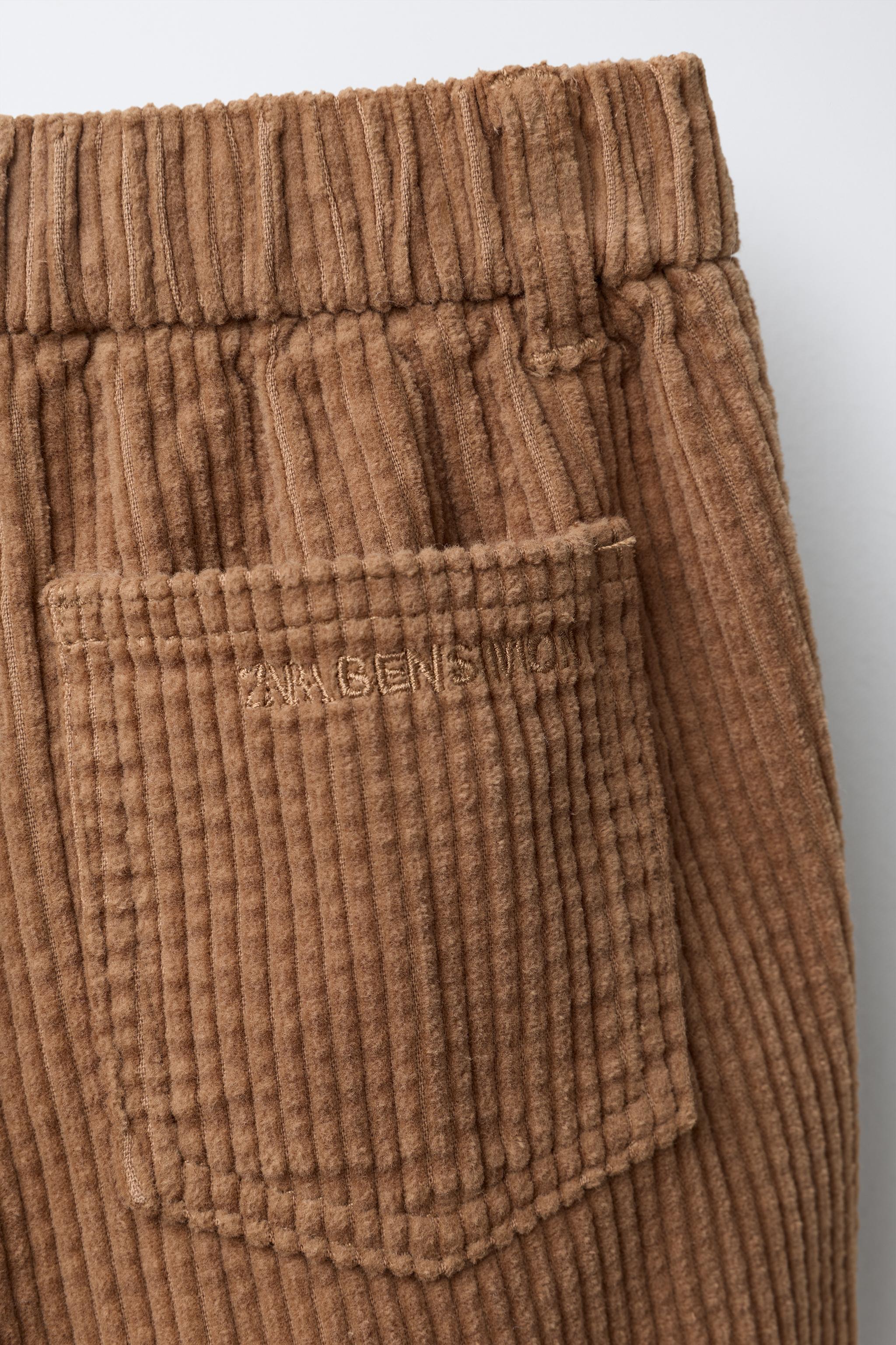 BENSIMON ® X ZARA STRAIGHT CORDUROY PANTS