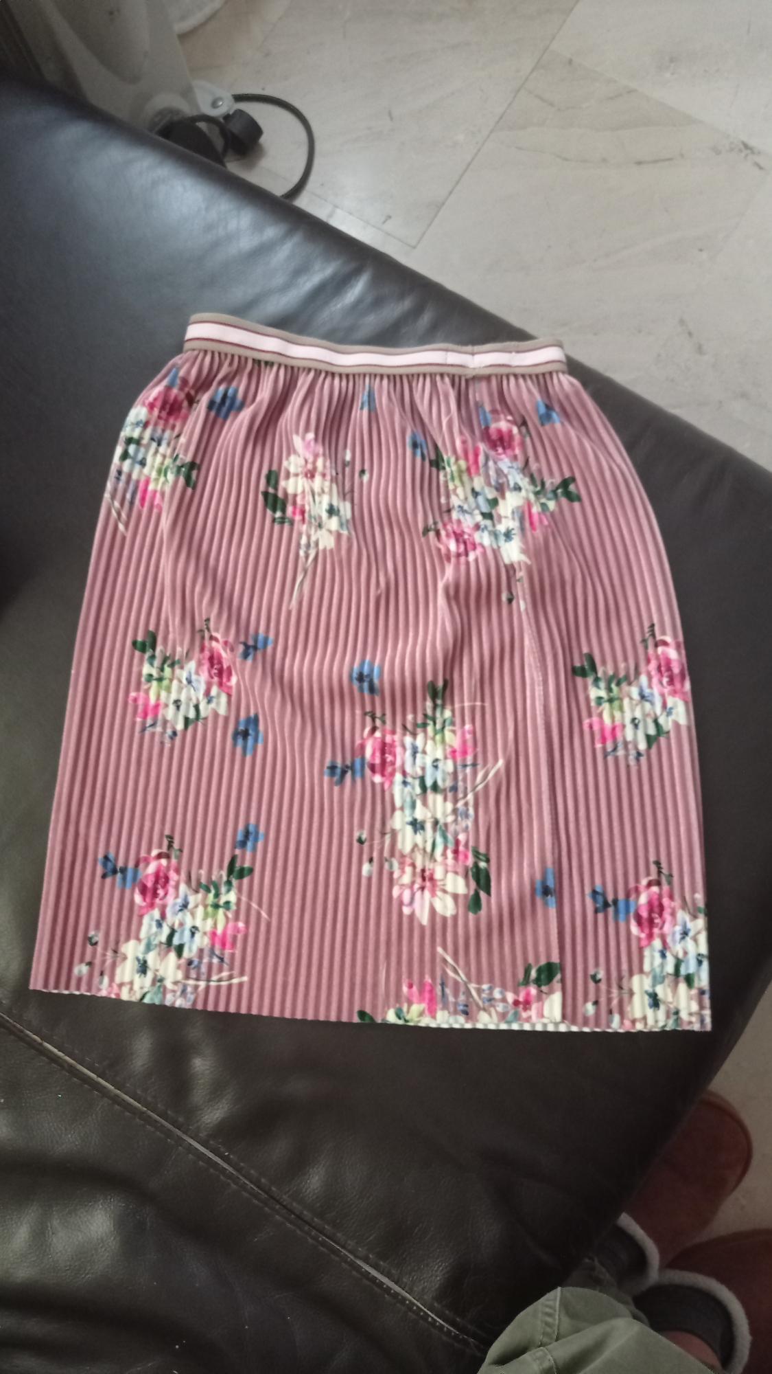 PRINTED PLEATED SKIRT - Image 2