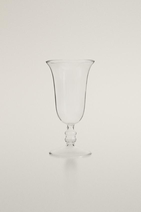 TAÇA BAIXA DE BOROSSILICATO - Transparente da Zara - Imagem 0