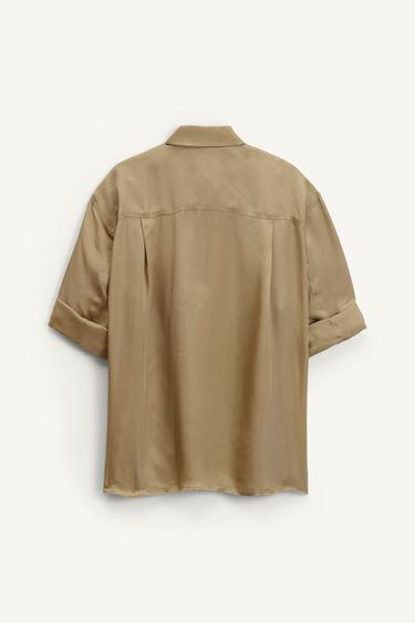PCKT SHRT 14 - Moss green de Zara - Image 4