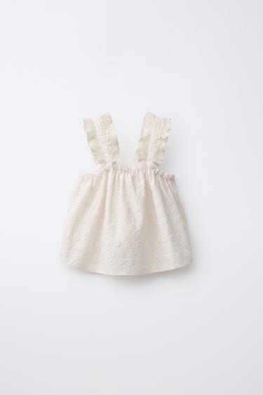 TOP BORDADOS - Crudo de Zara - Imagen 0