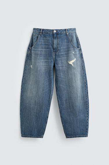 JEANS RELAXED FIT - Azul claro de Zara