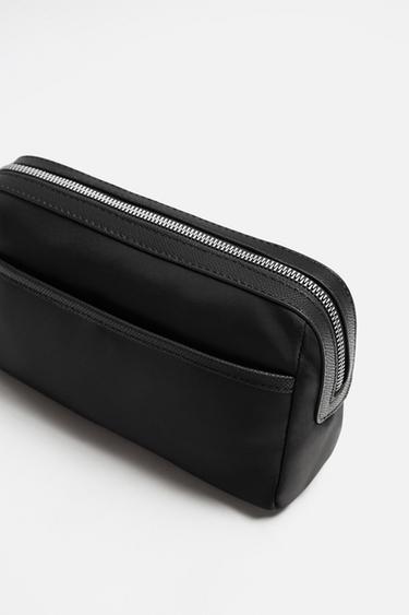 NYLON TOILETRY BAG - Black by Zara - Image 2