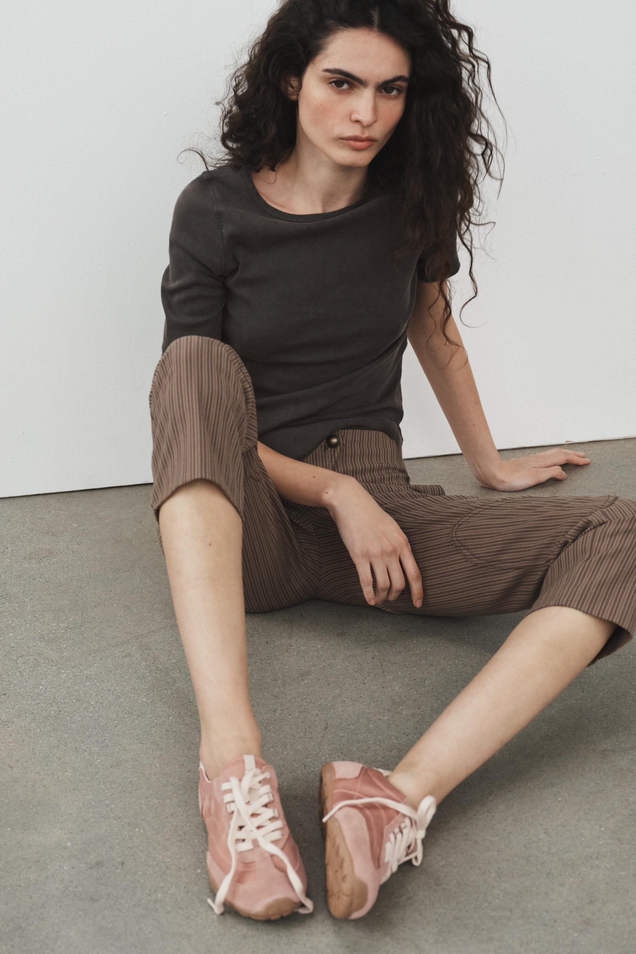 CONTRASTING SOFT SNEAKERS