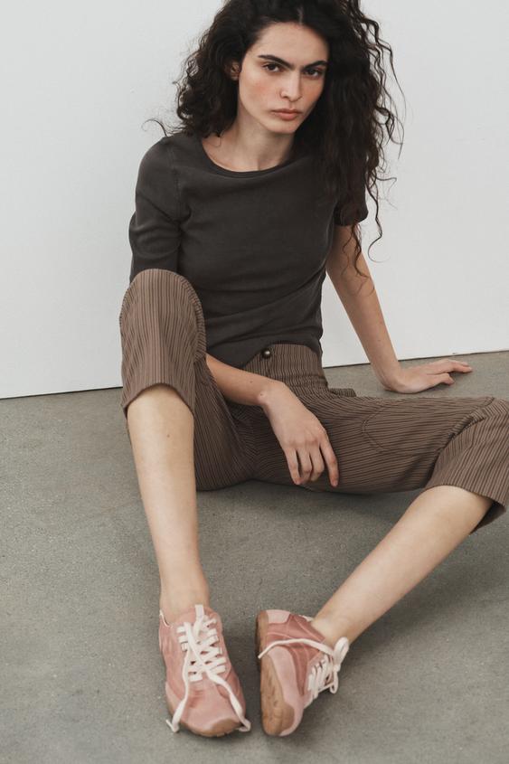 CONTRASTING SOFT SNEAKERS