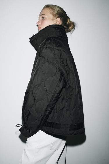 ZW COLLECTION WATER-REPELLENT PUFFER JACKET - Black by Zara - Image 0