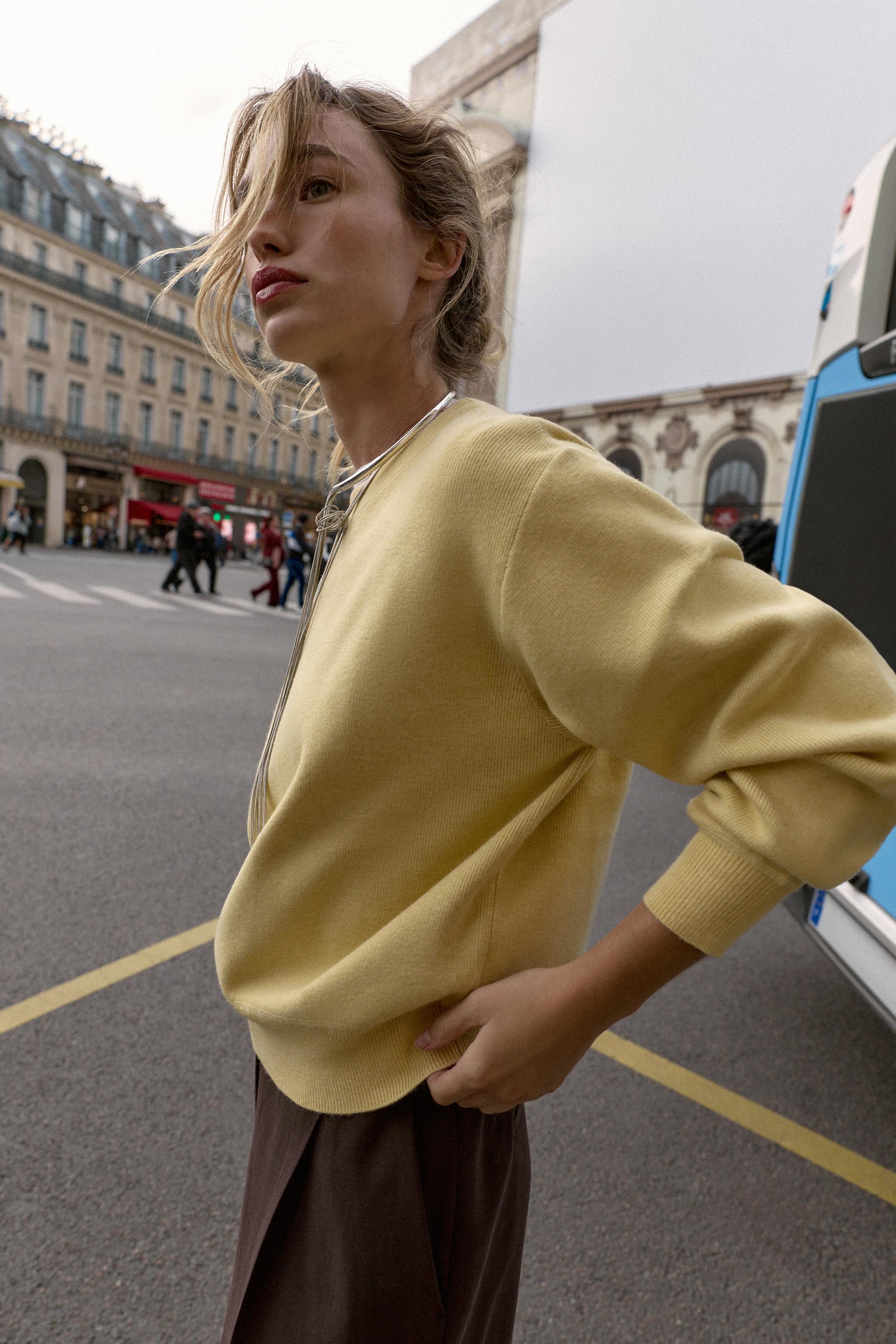 イエロージャンパー – レディース | ZARA 日本