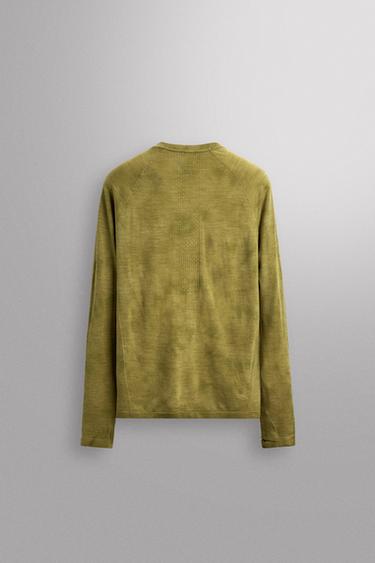 FIRST LAYER WOOL BLEND T-SHIRT - Oil by Zara - Image 9