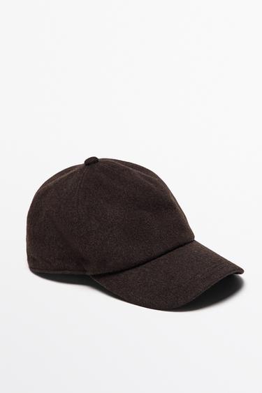 Wool blend cap — Chocolate 2