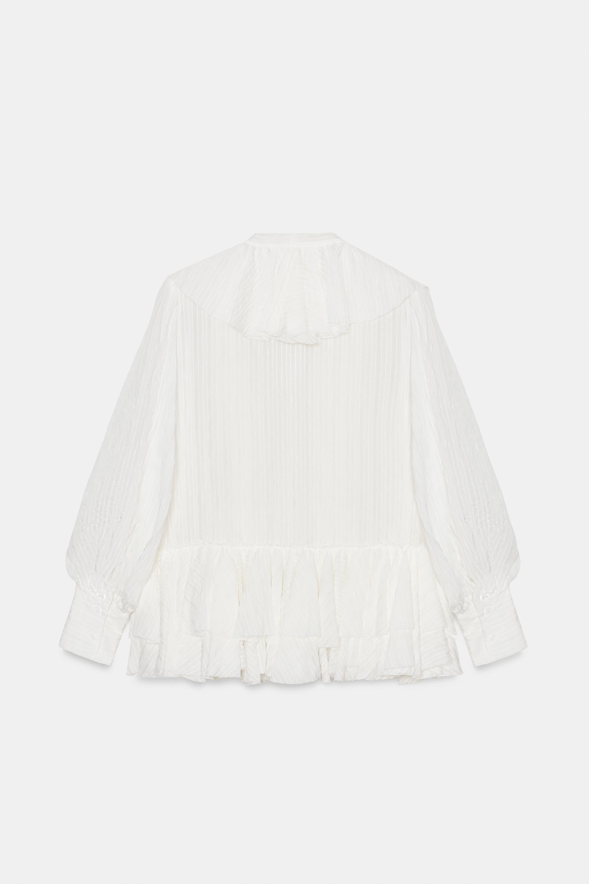 ZW COLLECTION RUFFLED SHIRT