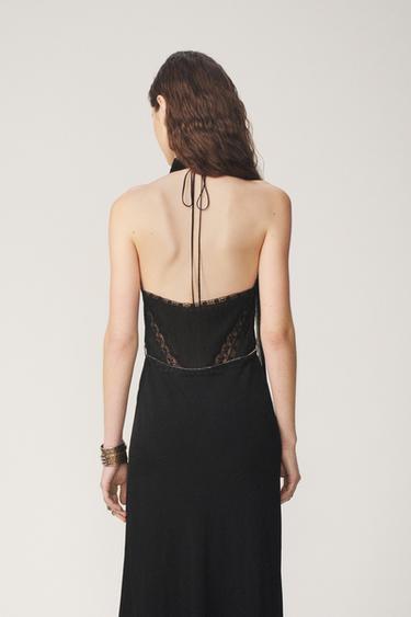 Zara THE ITEM 吊帶裙 - 黑色
