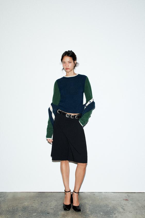 PULL EN MAILLE COLOR BLOCK