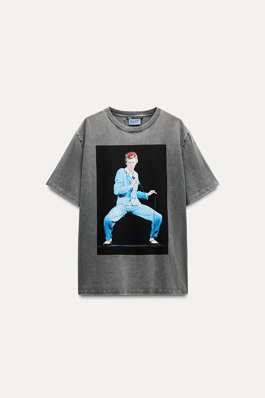 Fashion David Bowie Camiseta Zara Clothing Camiseta David