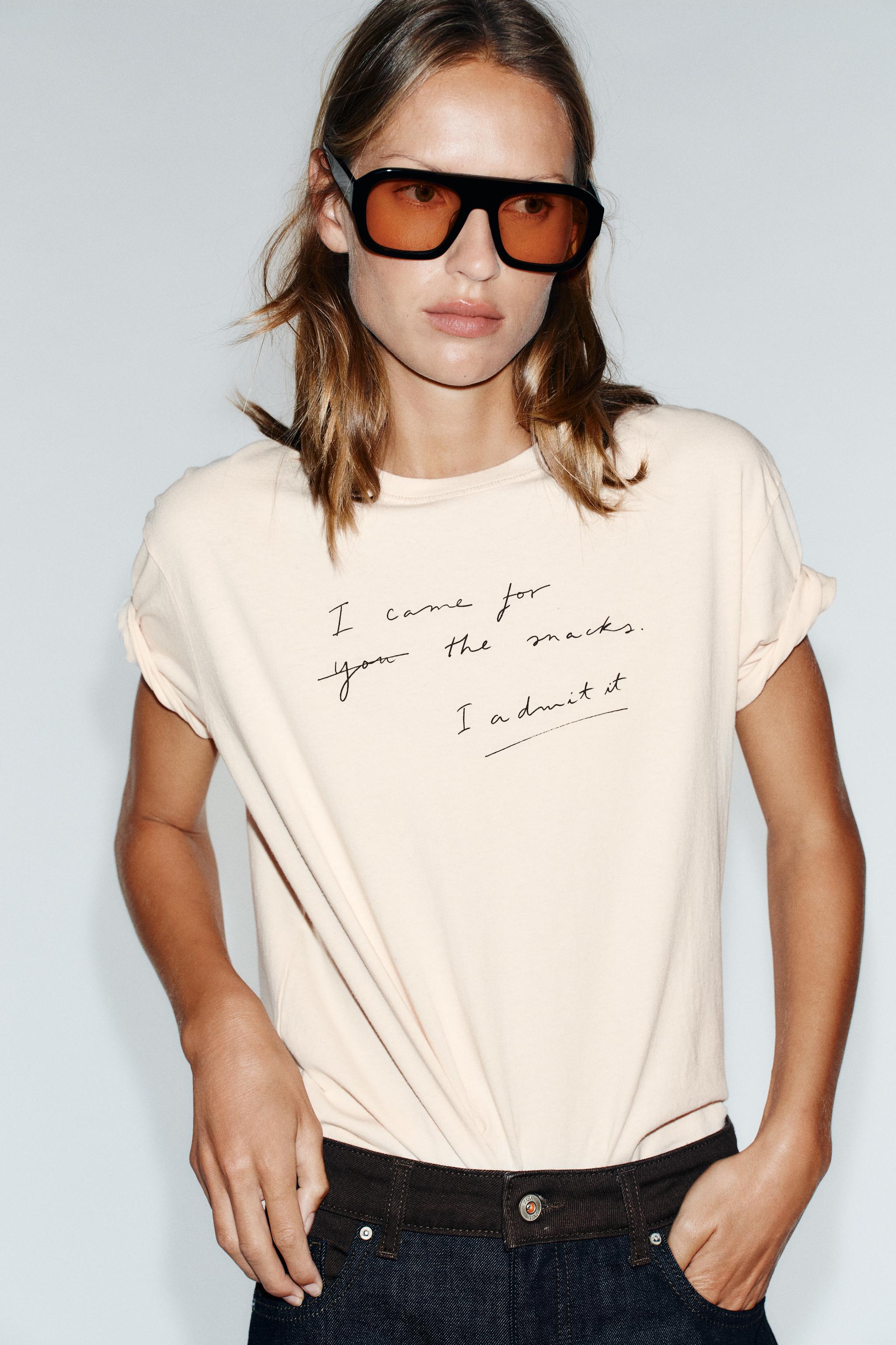 TEXT SHORT-SLEEVE T-SHIRT