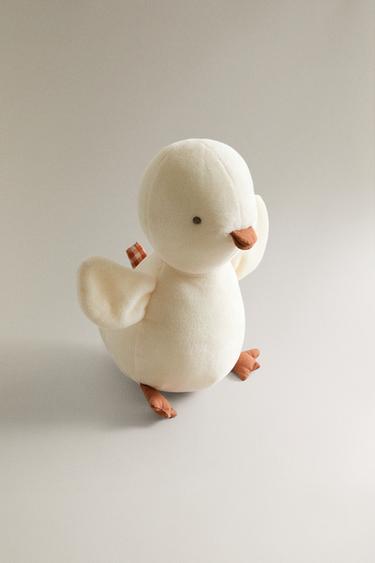 KIDS' MUSICAL DUCK SOFT TOY - Yellow by Zara - Image 0
