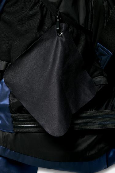 ANORAK QUILTED 80% DOWN 20% FEATHER HOODIE WATER-RESISTANT WINDPROOF RECCO® TECHNOLOGY SKI COLLECTION - Cobalt by Zara - Image 14