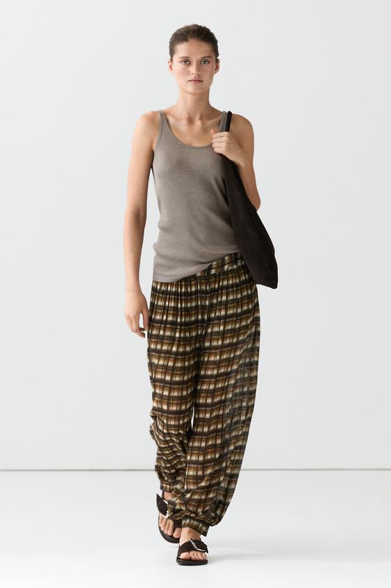 Flowing sarouel trousers from Zara - $180