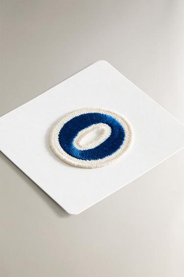 THERMO-ADHESIVE LETTER O PATCH - Green by Zara - Image 1