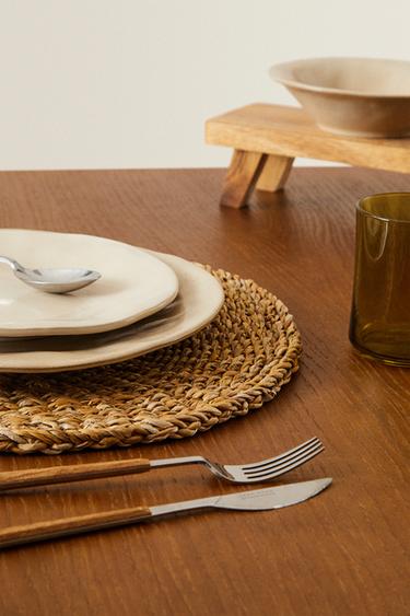 WOVEN FIBRE PLACEMAT - Light beige by Zara - Image 16