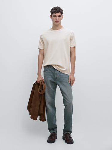 Camiseta manga corta 100% algodón - Piedra de Zara