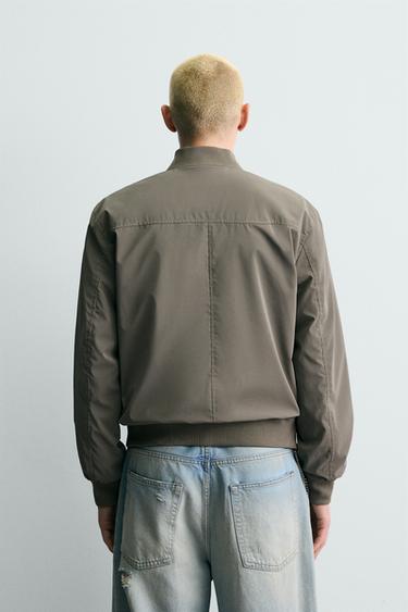 TECHNICAL BOMBER JACKET - Mink by Zara - Image 2