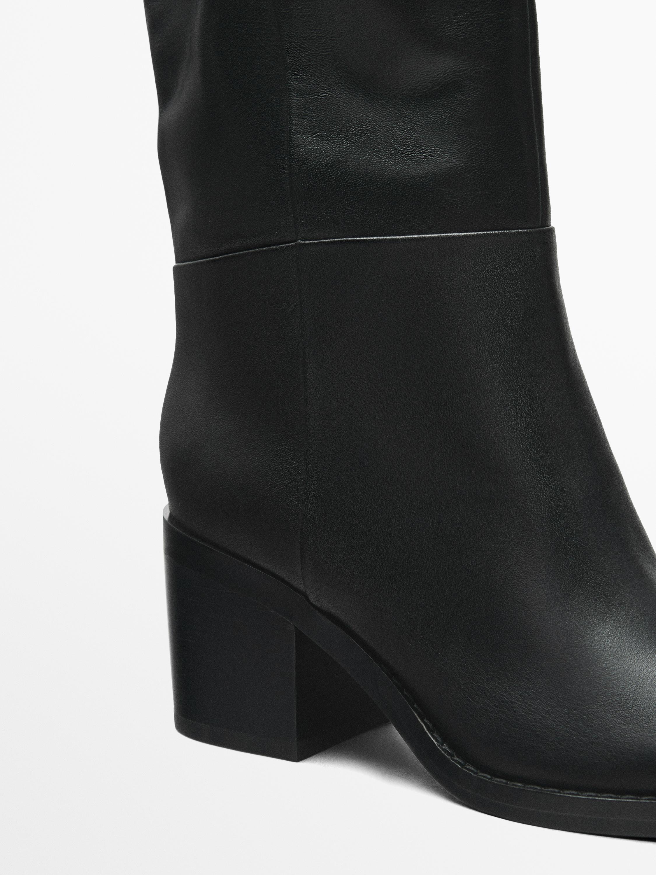 Bottes talon large