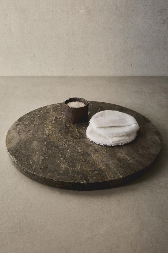 MARBLE BATHROOM TRAY - Brown / Green | ZARA United States
