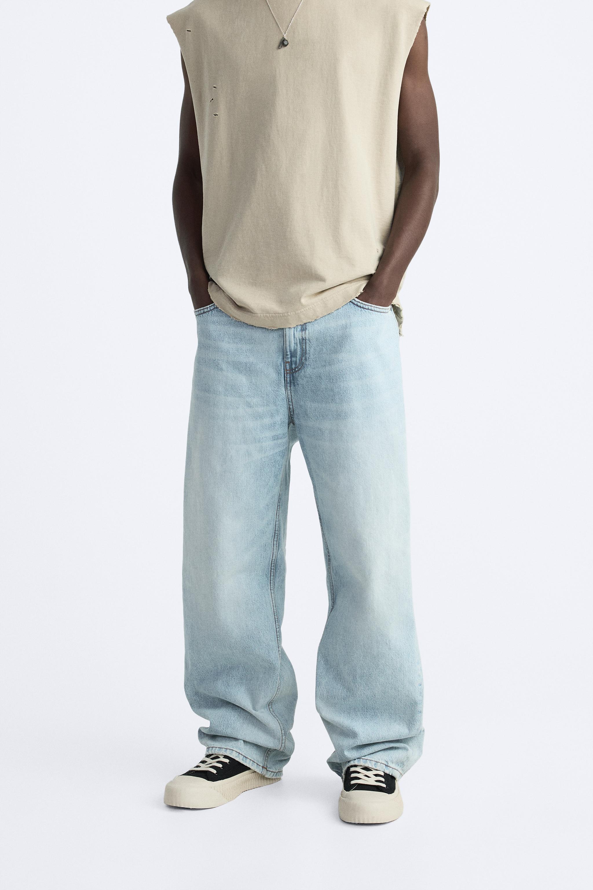 BAGGY FIT JEANS - Blue | ZARA United States