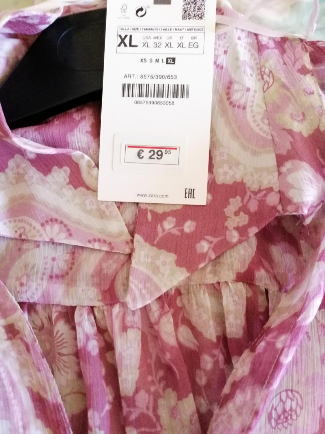 LONG PAISLEY PRINT OVERSIZE BLOUSE - Image 5