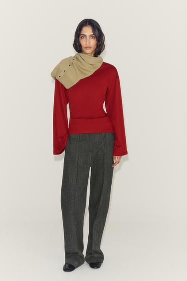 OPRIJETA MAJICA SUPIMA® - Temno rdeča de Zara - Slika 0