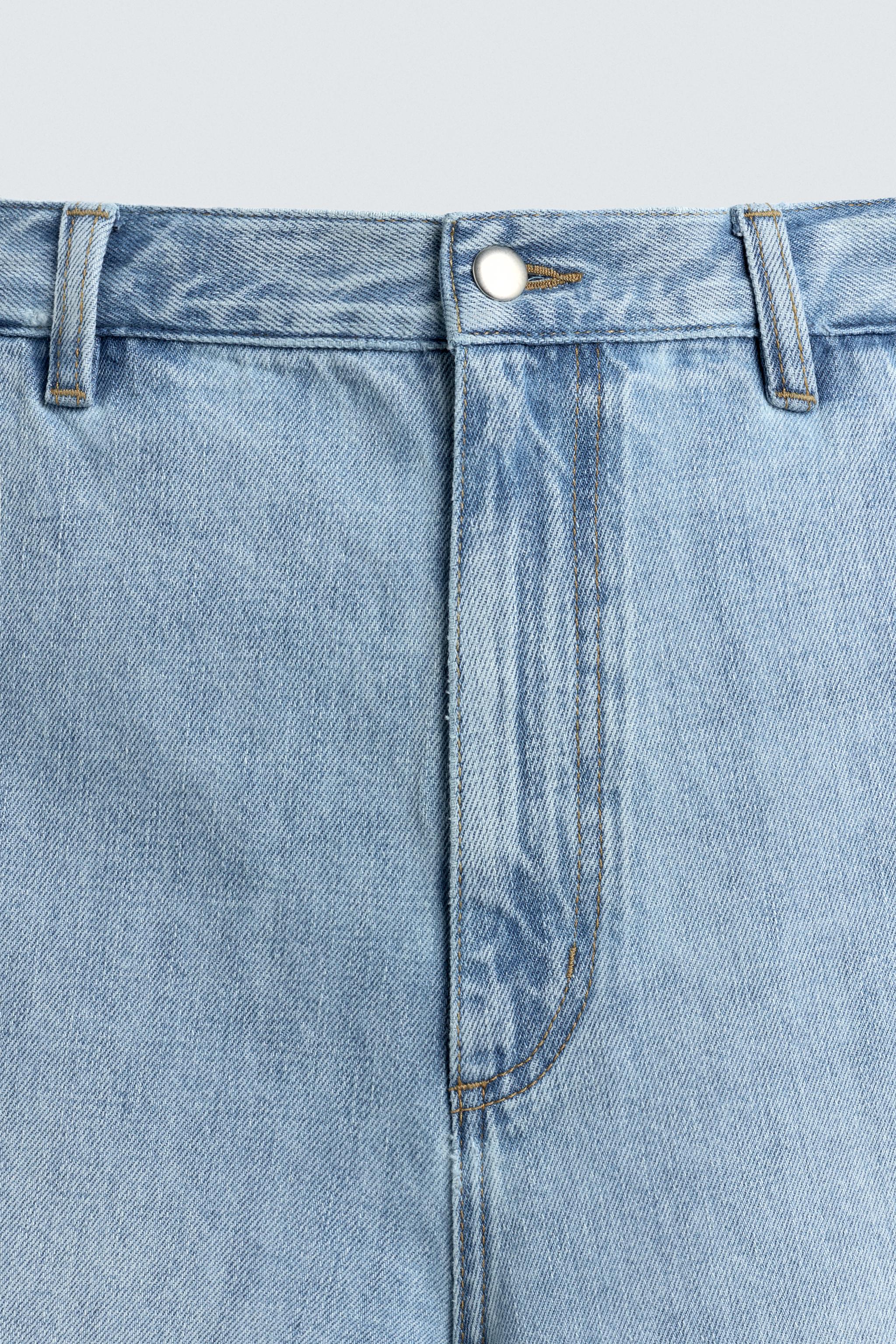 RELAXED FIT DENIM SHORTS