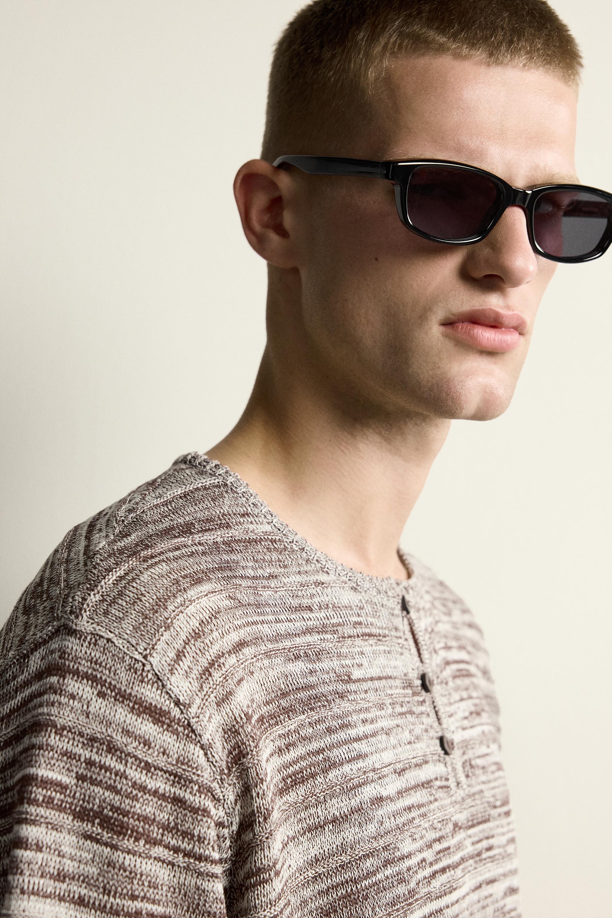 KNIT HENLEY SHIRT