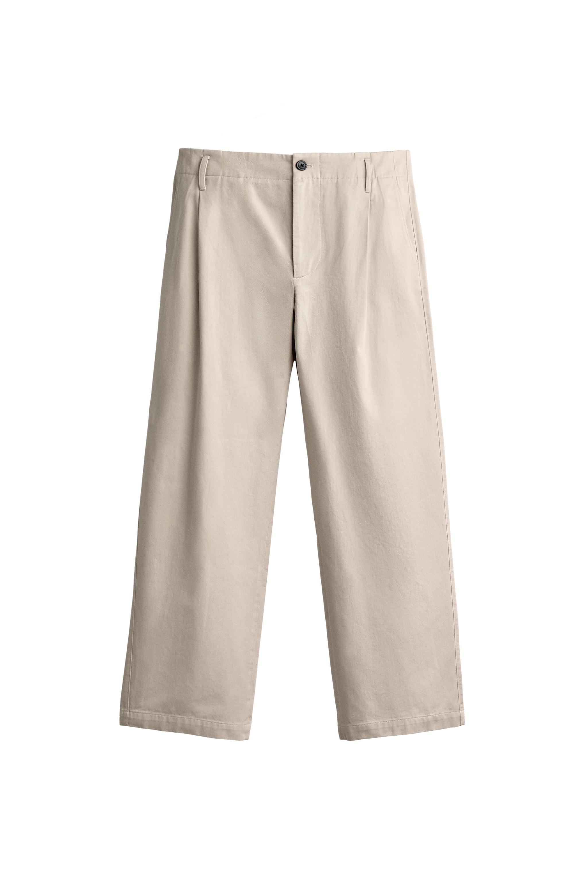 PANTALÓN CHINO RELAXED FIT PLIEGUES