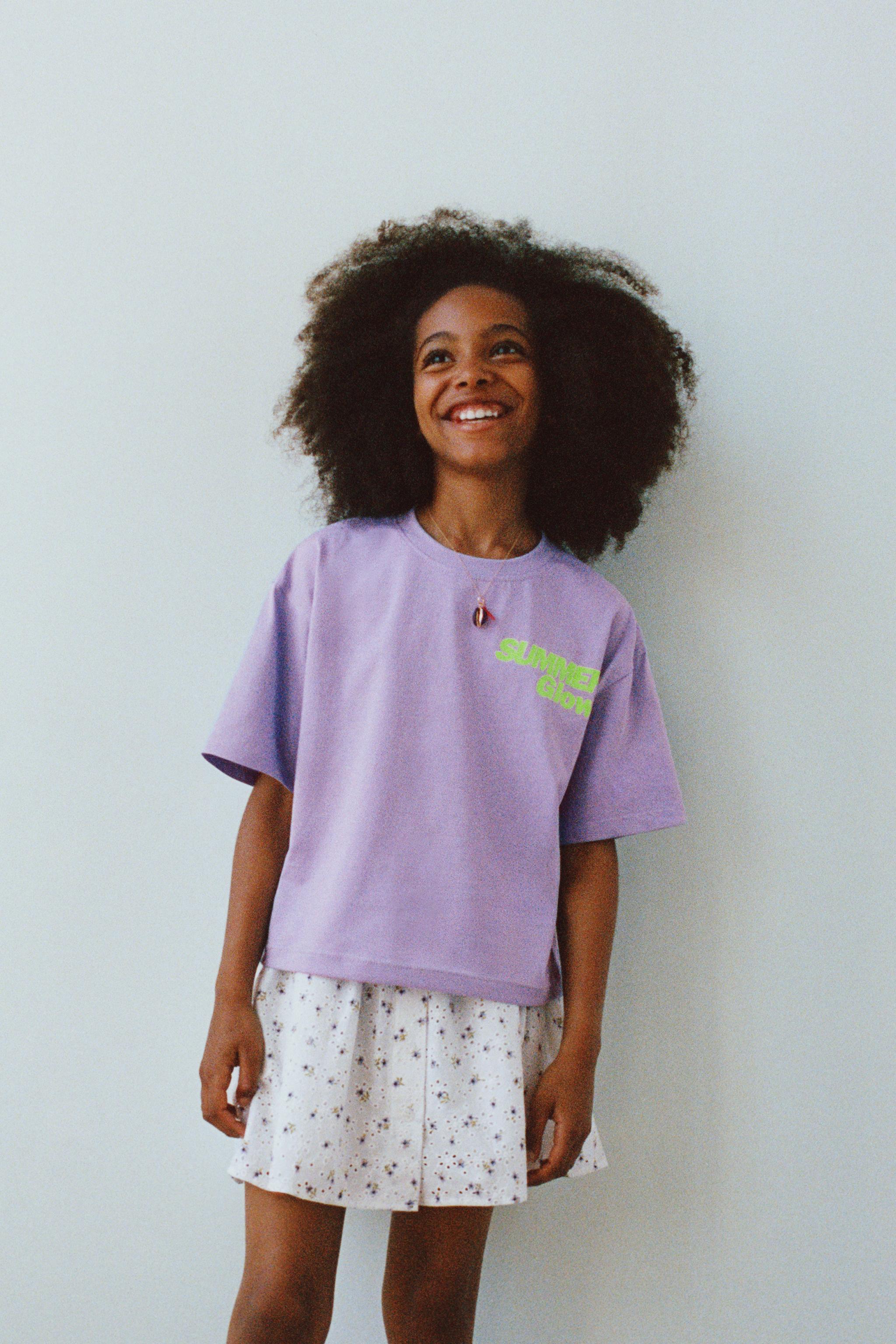 女の子用tシャツ プリント | ZARA 日本